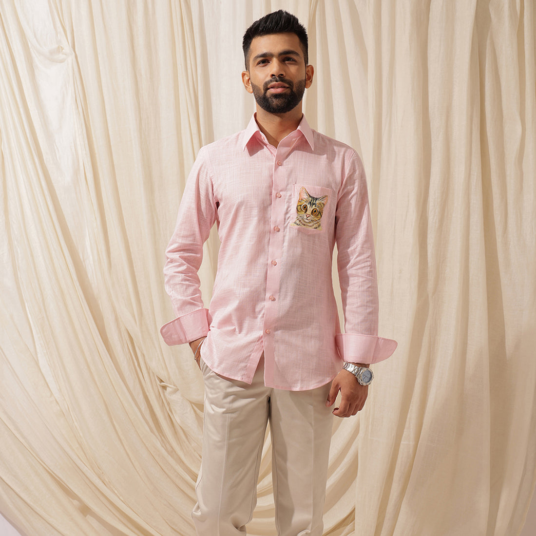 Kitten- Hand-Painted Shirt