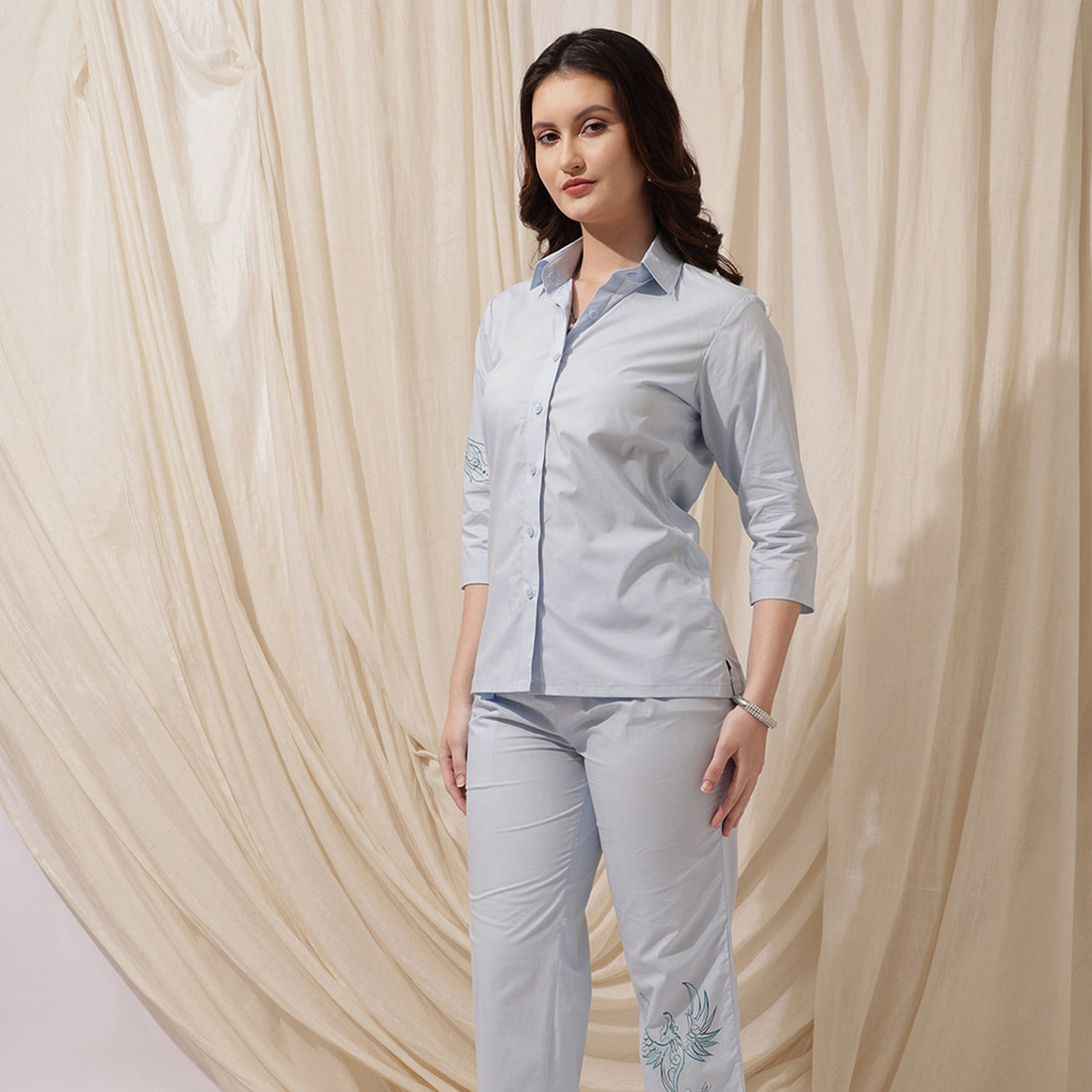 Phoenix Coord Set- Hand-Painted sleeves along with Pants